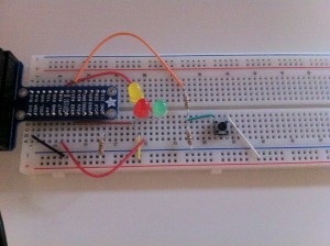 Montage feu tricolore